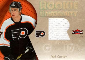 2005-06 Ultra - Rookie Uniformity Jerseys #RU-JC Jeff Carter Front