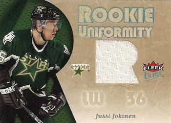 2005-06 Ultra - Rookie Uniformity Jerseys #RU-JJ Jussi Jokinen Front