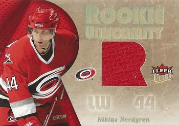 2005-06 Ultra - Rookie Uniformity Jerseys #RU-NN Niklas Nordgren Front