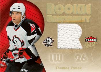 2005-06 Ultra - Rookie Uniformity Jerseys #RU-TV Thomas Vanek Front