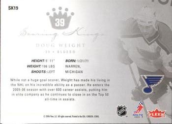 2005-06 Ultra - Scoring Kings #SK19 Doug Weight Back