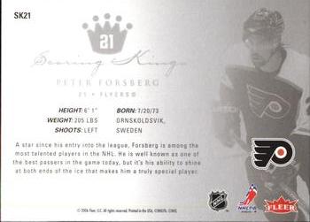 2005-06 Ultra - Scoring Kings #SK21 Peter Forsberg Back
