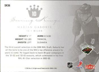 2005-06 Ultra - Scoring Kings #SK36 Marian Gaborik Back