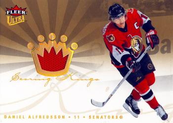 2005-06 Ultra - Scoring Kings Jerseys #SKJ-DA Daniel Alfredsson Front