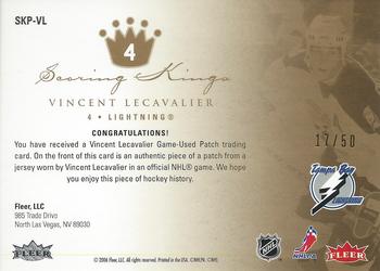2005-06 Ultra - Scoring Kings Patches #SKP-VL Vincent Lecavalier Back