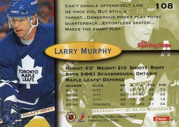 1996-97 Fleer #108 Larry Murphy Back