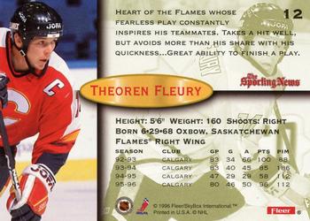 1996-97 Fleer #12 Theoren Fleury Back