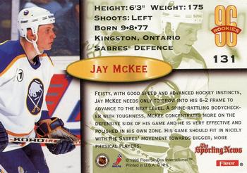 1996-97 Fleer #131 Jay McKee Back