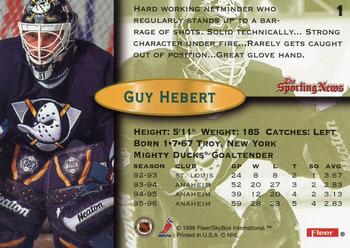 1996-97 Fleer #1 Guy Hebert Back