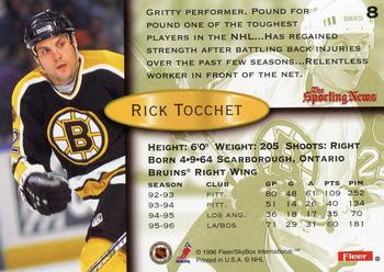 1996-97 Fleer #8 Rick Tocchet Back
