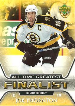 2005-06 Upper Deck - 2005-06 Upper Deck NHL All-Time Greatest Finalist #5 Joe Thornton Front