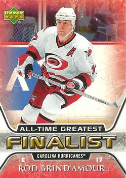 2005-06 Upper Deck - 2005-06 Upper Deck NHL All-Time Greatest Finalist #11 Rod Brind'Amour Front
