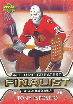 2005-06 Upper Deck - 2005-06 Upper Deck NHL All-Time Greatest Finalist #13 Tony Esposito Front