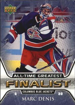 2005-06 Upper Deck - 2005-06 Upper Deck NHL All-Time Greatest Finalist #18 Marc Denis Front