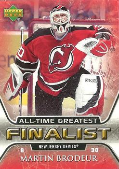 2005-06 Upper Deck - 2005-06 Upper Deck NHL All-Time Greatest Finalist #35 Martin Brodeur Front