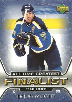 2005-06 Upper Deck - 2005-06 Upper Deck NHL All-Time Greatest Finalist #49 Doug Weight Front