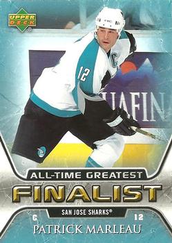 2005-06 Upper Deck - 2005-06 Upper Deck NHL All-Time Greatest Finalist #51 Patrick Marleau Front