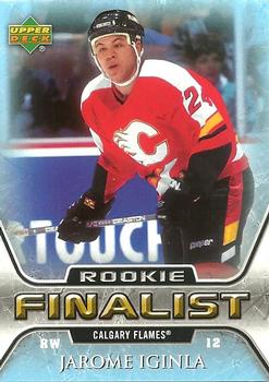 2005-06 Upper Deck - 2005-06 Upper Deck NHL All-Time Greatest Finalist #65 Jarome Iginla Front