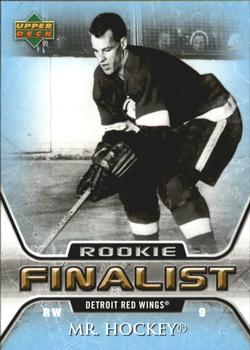 2005-06 Upper Deck - 2005-06 Upper Deck NHL All-Time Greatest Finalist #70 Gordie Howe Front