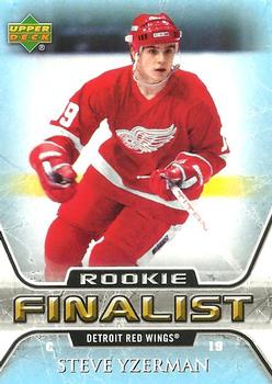 2005-06 Upper Deck - 2005-06 Upper Deck NHL All-Time Greatest Finalist #71 Steve Yzerman Front