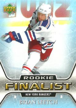 2005-06 Upper Deck - 2005-06 Upper Deck NHL All-Time Greatest Finalist #80 Brian Leetch Front