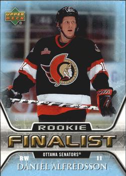 2005-06 Upper Deck - 2005-06 Upper Deck NHL All-Time Greatest Finalist #81 Daniel Alfredsson Front