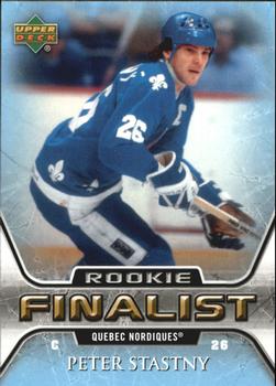 2005-06 Upper Deck - 2005-06 Upper Deck NHL All-Time Greatest Finalist #88 Peter Stastny Front