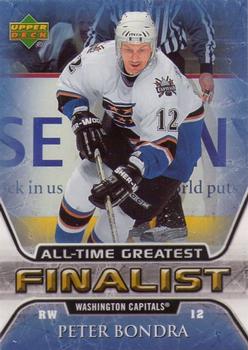2005-06 Upper Deck - 2005-06 Upper Deck NHL All-Time Greatest Finalist #60 Peter Bondra Front