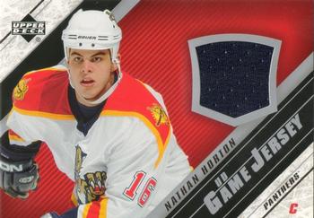 2005-06 Upper Deck - UD Game Jerseys Series One #J-NH Nathan Horton Front