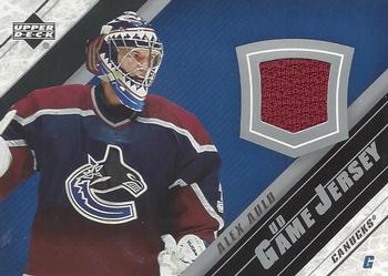 2005-06 Upper Deck - UD Game Jerseys Series Two #J2-AA Alex Auld Front