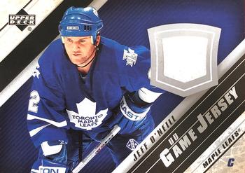 2005-06 Upper Deck - UD Game Jerseys Series Two #J2-ON Jeff O'Neill Front