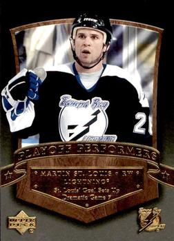 2005-06 Upper Deck - Playoff Performers #PP2 Martin St. Louis Front