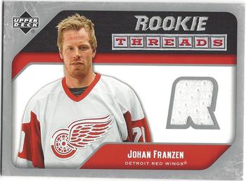 2005-06 Upper Deck - Rookie Threads #RT-JF Johan Franzen Front