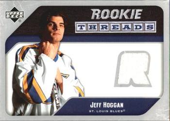 2005-06 Upper Deck - Rookie Threads #RT-JH Jeff Hoggan Front