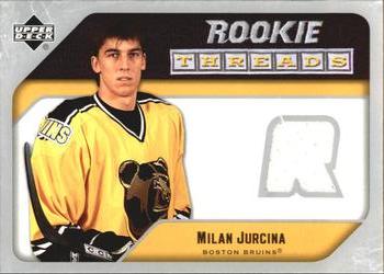 2005-06 Upper Deck - Rookie Threads #RT-MJ Milan Jurcina Front