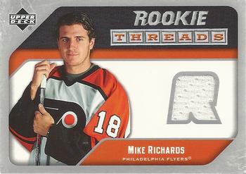 2005-06 Upper Deck - Rookie Threads #RT-MR Mike Richards Front