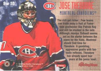 1996-97 Fleer - Calder Candidates #9 Jose Theodore Back