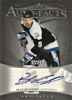 2005-06 Upper Deck Artifacts - Auto Facts Silver #AF-BR Brad Richards Front