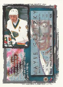 1996-97 Fleer NHL Picks #8 Wayne Gretzky Back