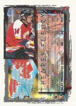 1996-97 Fleer NHL Picks #24 Theoren Fleury Back