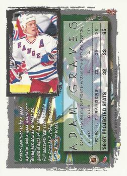 1996-97 Fleer NHL Picks #90 Adam Graves Back