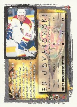 1996-97 Fleer NHL Picks #98 Ed Jovanovski Back
