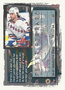 1996-97 Fleer NHL Picks #140 Peter Ferraro Back