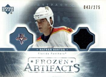 2005-06 Upper Deck Artifacts - Frozen Artifacts #FA-NH Nathan Horton Front