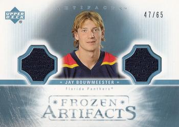 2005-06 Upper Deck Artifacts - Frozen Artifacts Dual #FAD-BO Jay Bouwmeester Front