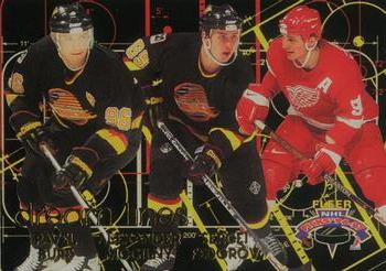 1996-97 Fleer NHL Picks - Dream Lines #4 Pavel Bure / Alexander Mogilny/ Sergei Fedorov Front