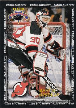 1996-97 Fleer NHL Picks - Fabulous 50 #4 Martin Brodeur Front