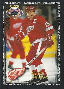 1996-97 Fleer NHL Picks - Fabulous 50 #49 Steve Yzerman Front