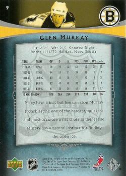 2005-06 Upper Deck Artifacts - Pewter #9 Glen Murray Back