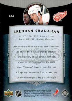 2005-06 Upper Deck Artifacts - Pewter #166 Brendan Shanahan Back